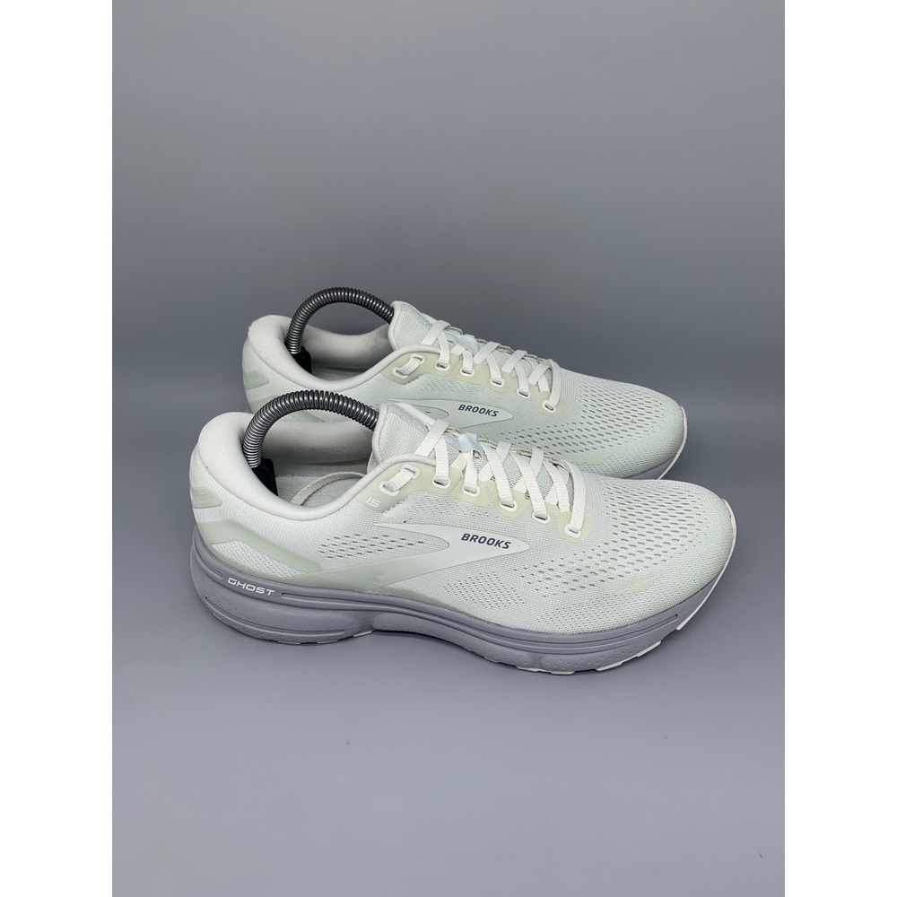 Brooks Ghost 15 Mint Green Running Shoes 1203801B475 Women's Sz 10
